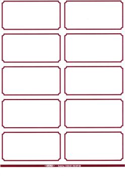 DIN A4 Bogen mit 10 Nutzen