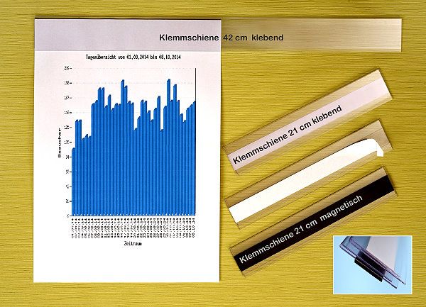 Magnetische Klemmleiste 42,0 cm lang x 3,5 cm hoch