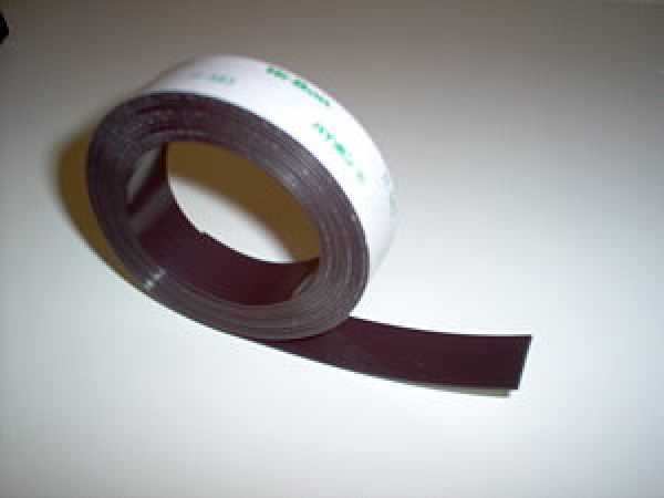 Selbstklebendes Magnetband 19 mm breit x 1,5 mm dick
